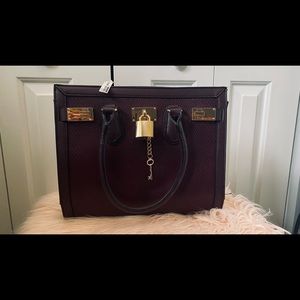 Aldo burgundy tote